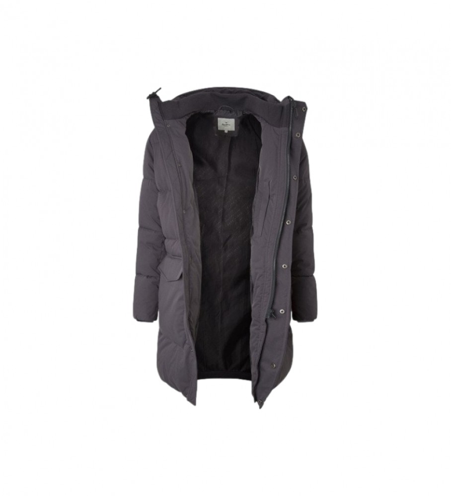 Parka Pepe Jeans Brad preta rasgada