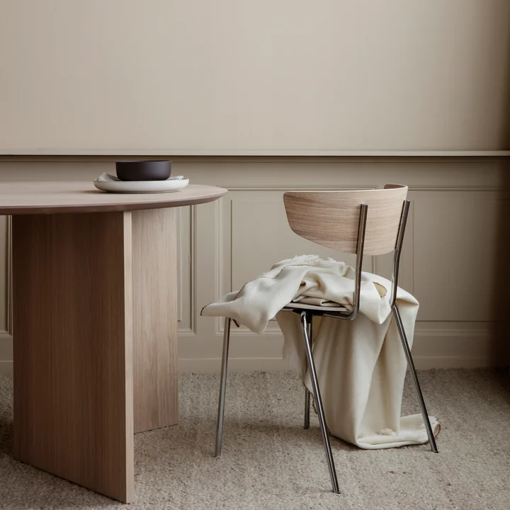 Ferm Living - Herman Stuhl, Esche schwarz / schwarz