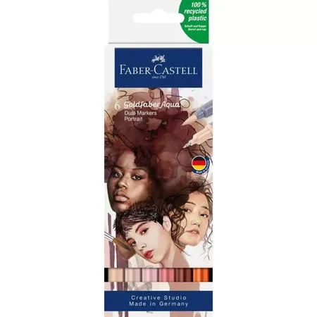 Faber-Castell Gofa Aqua Dual Marker Portrait 6x