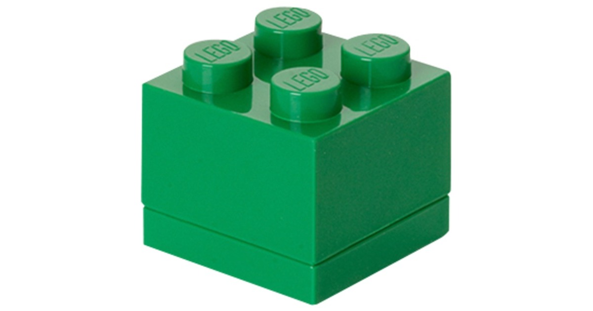 Room CopenhagenLEGO Mini Box Lunchbox 4 Groen opbergdoos  (Groen)