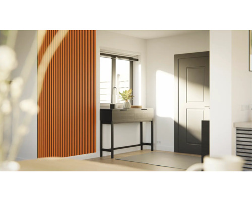 Fjordwall Akoestisch Paneel Linoleum Oranje 2400 x 600 x 20 mm