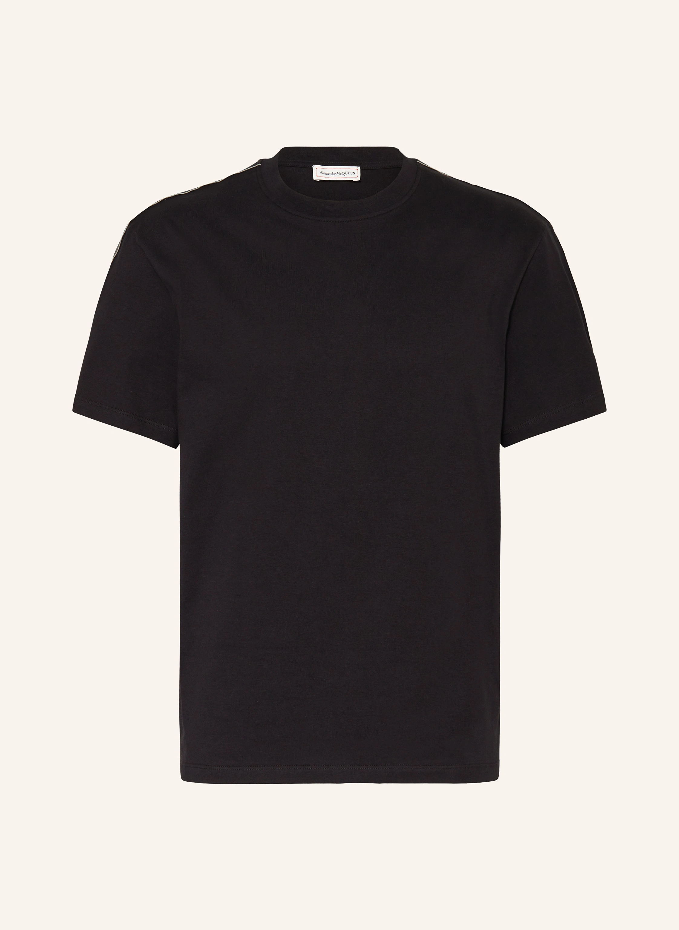 Alexander McQUEEN T-Shirt mit Galonstreifen