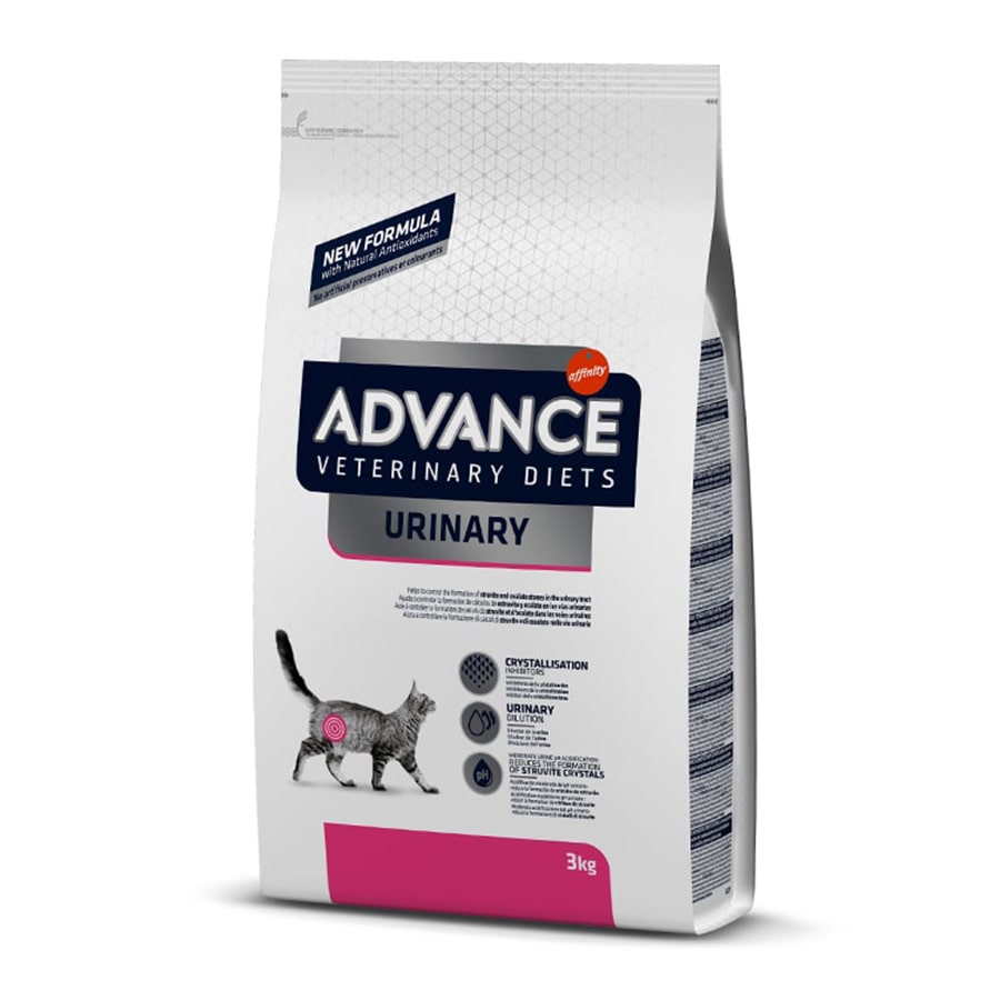 1,5 kg de alimento para gatos Advance Veterinary Diets com sabor urinário