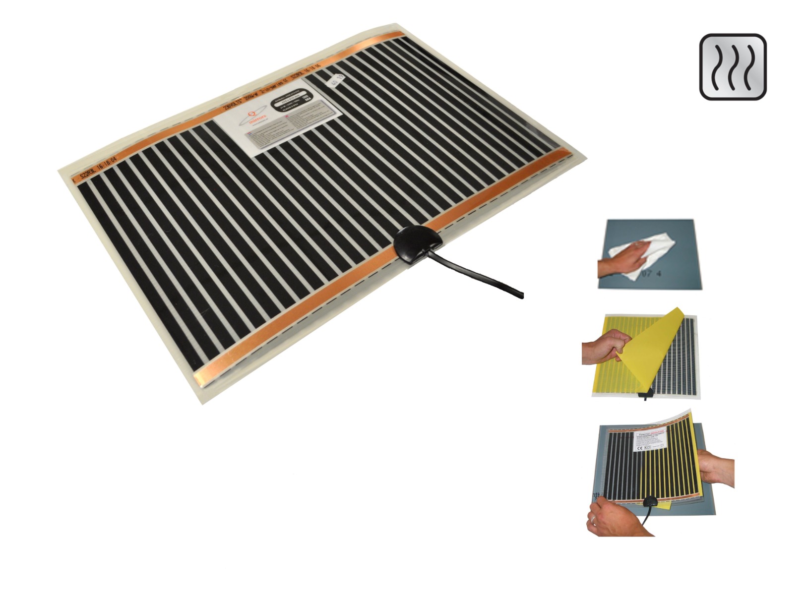 Sanicare Q-mirrors spiegelverwarming 27x33