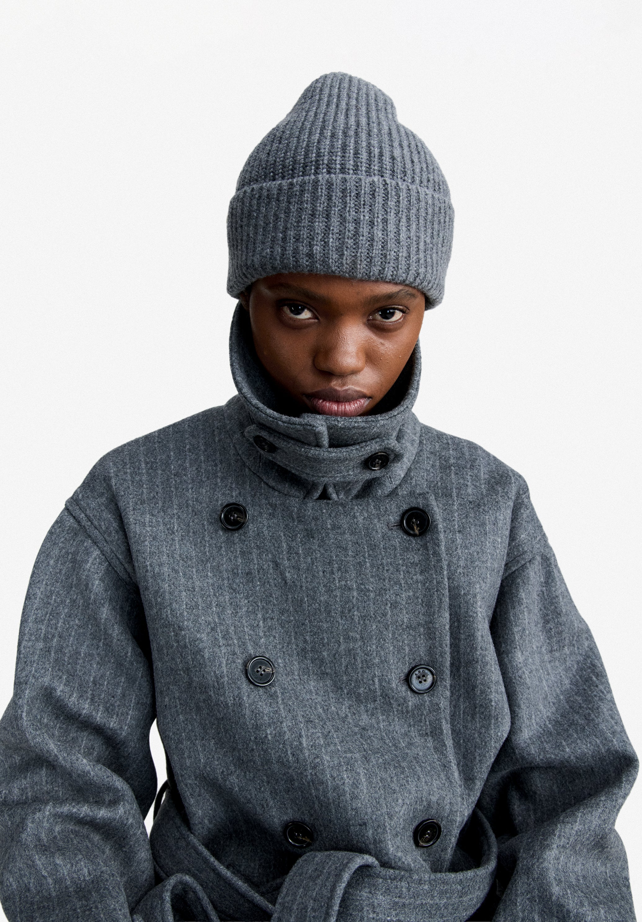 Bonnet en cachemire - Anthracite