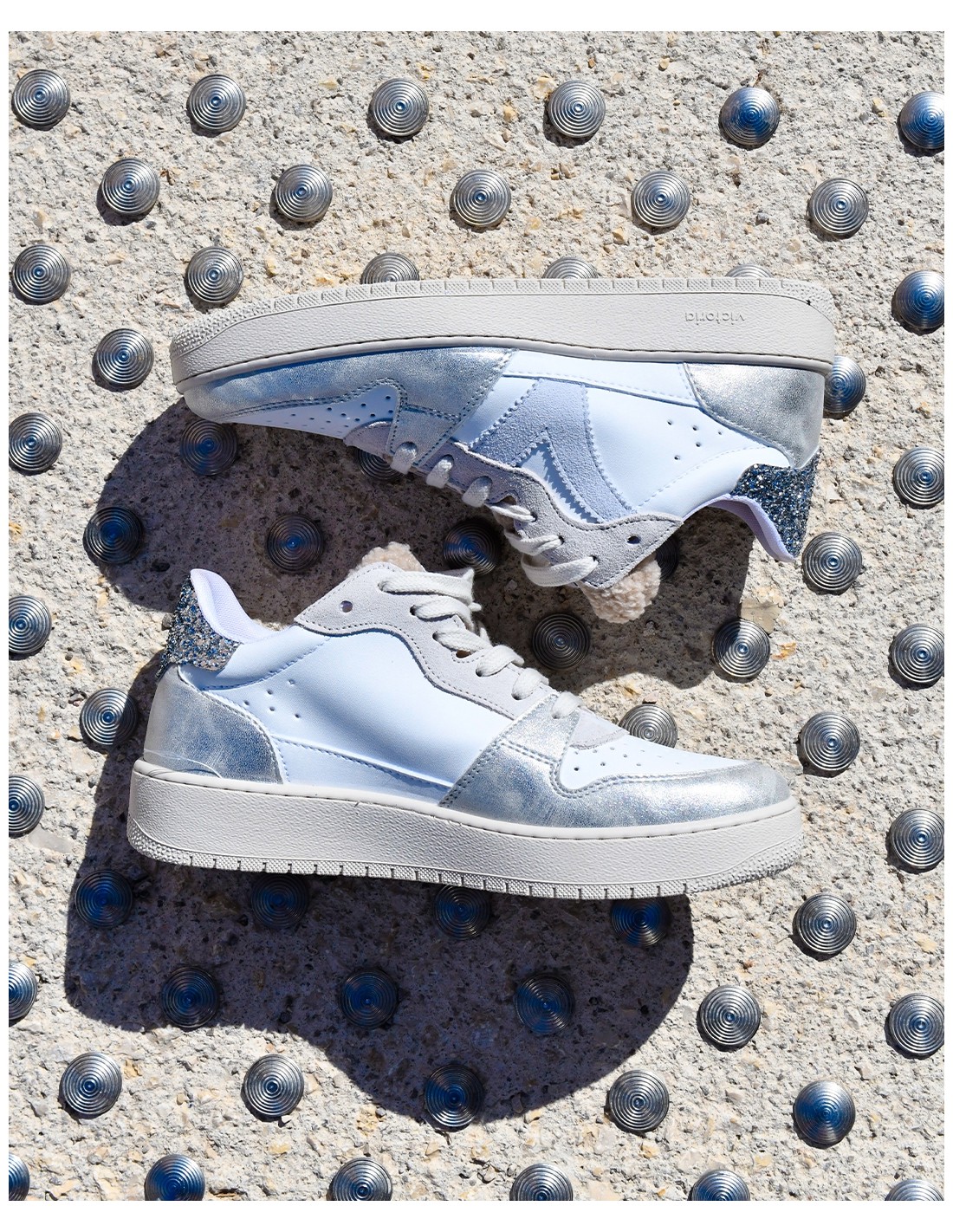 victoria Baskets montantes femme blanc