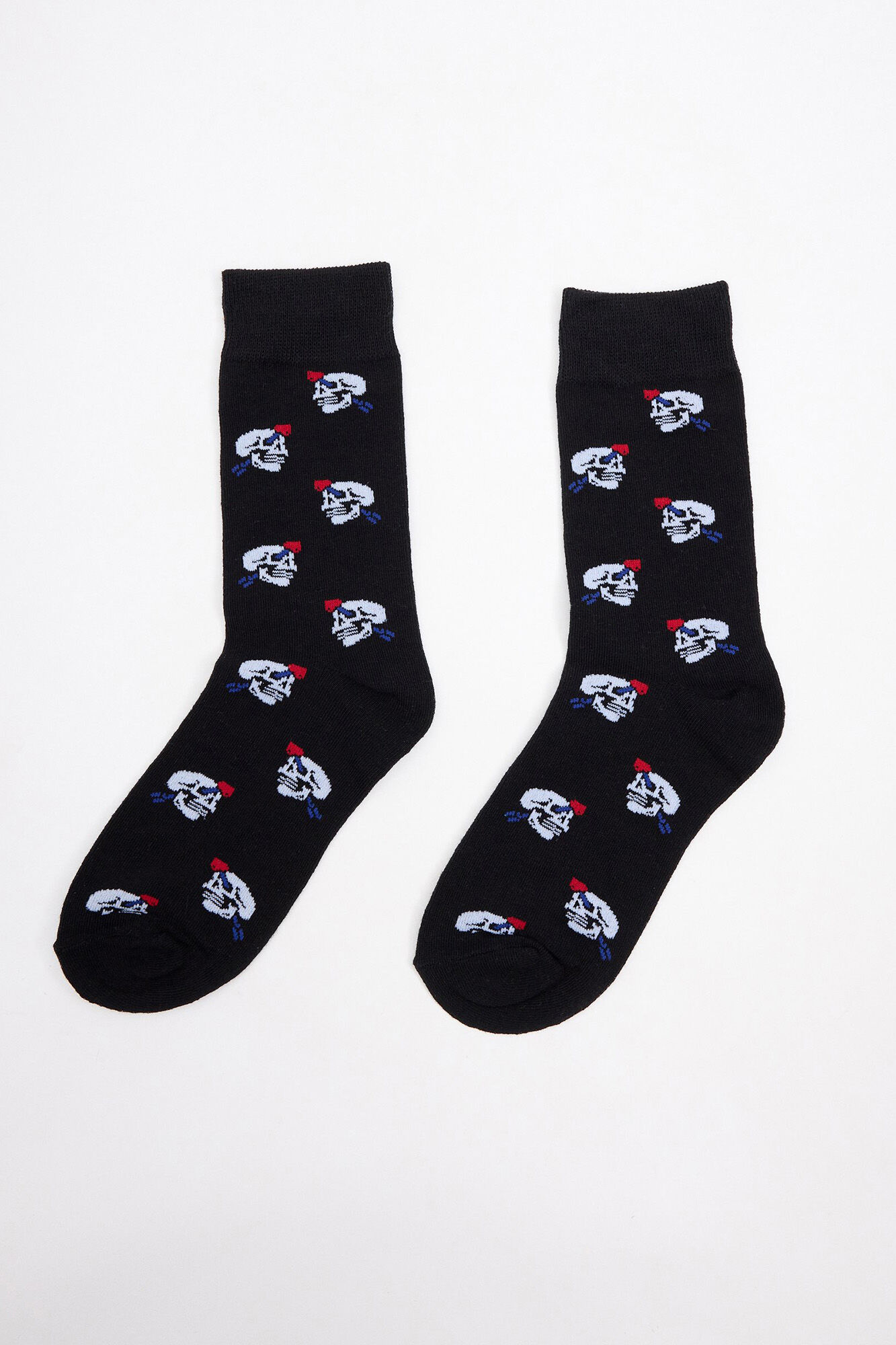 Pacote com 2 pares de meias fantasia masculinas