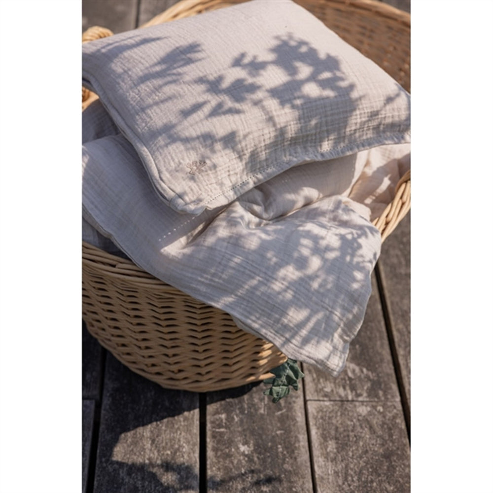 Sengetøj Musselin Seabreeze Beige - Sebra