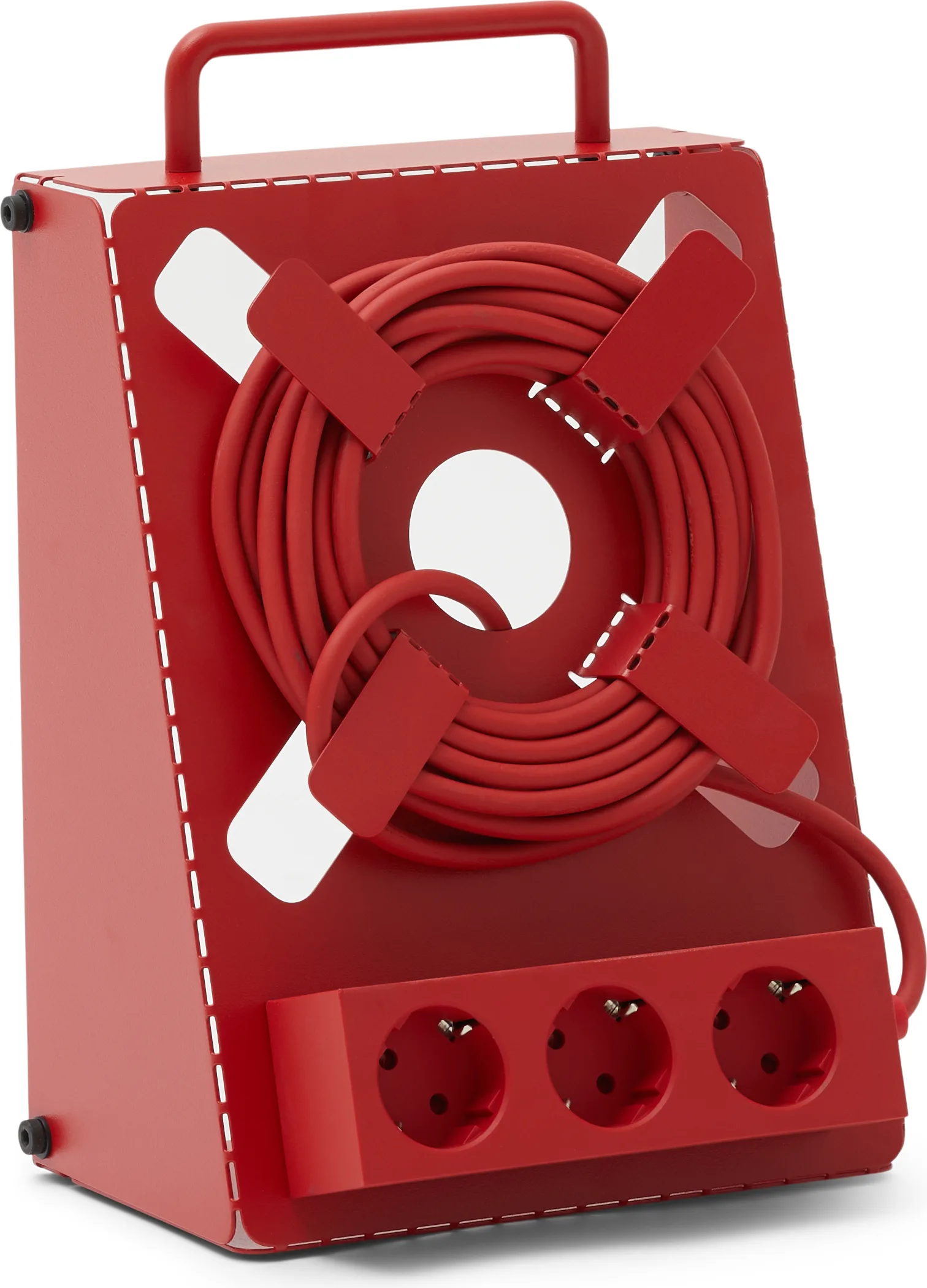 Pedestal Cable Stand Rouge Accessoires de câblage