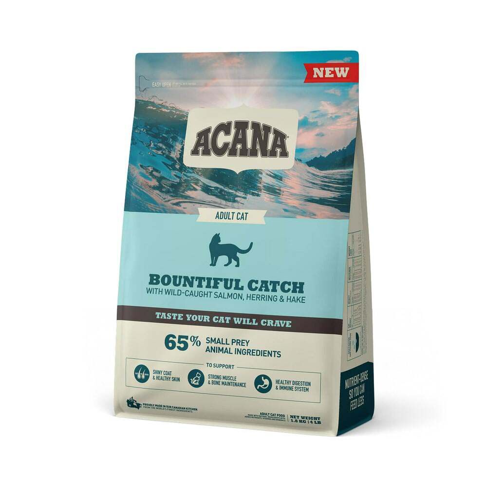 Acana Bountiful Catch  Cat - Kattenvoer - 1.8 Kilogram - zalm, vis