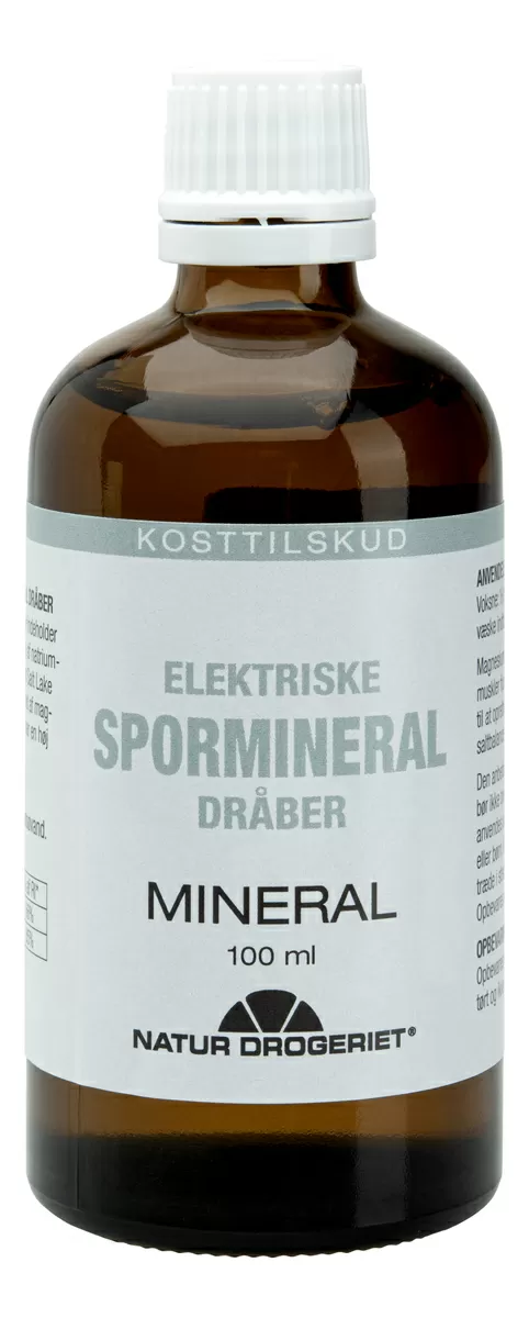 Natur-Drogeriet Elektriske Spormineral Dråber - 100 ml.