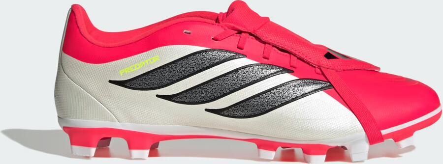 Adidas Perfor ce Predator Club Fold-Over Tongue Firm Ground Multi Ground Voetbalschoenen Unisex Rood