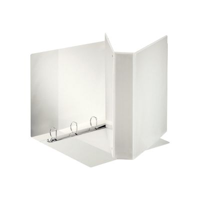 Esselte Panorama - Classeur à anneaux personnalisable - Dos 76 mm - A4 Maxi - pour 500 feuilles - blanc