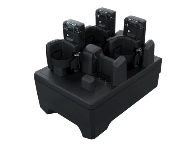 Zebra Four Slot Charge Only Cradle - Opladerstand til stregkodescanner - output-stikforbindelser: 4 - for Zebra RS5100