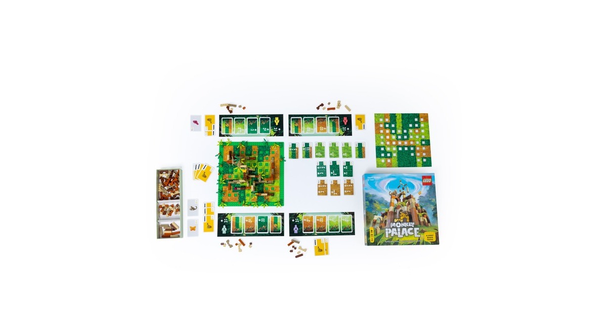 AsmodeeLEGO® Monkey Palace Bordspel  (Frans / Nederlands, 2 - 4 spelers, 45 minuten, Vanaf 10 jaar)