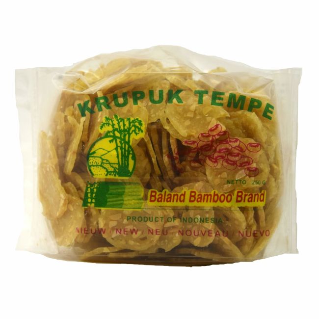 Baland Bamboo Krupuk Tempe (ongebakken) 250g