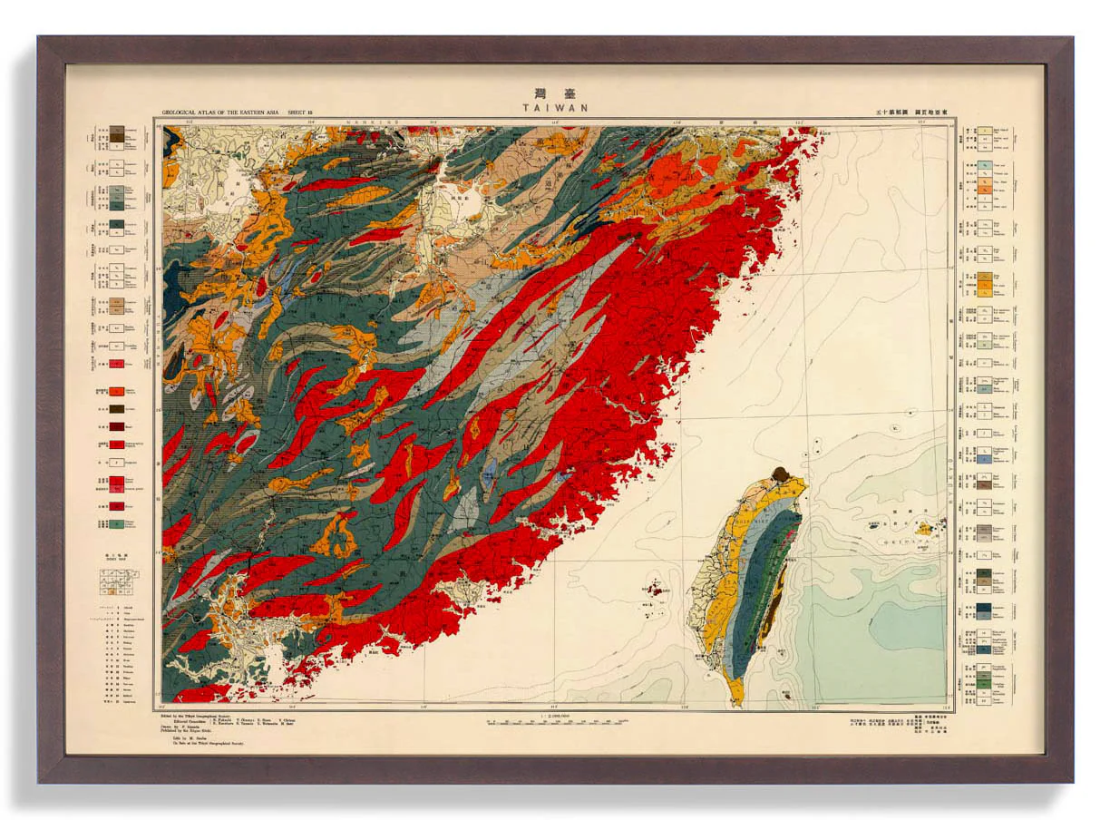 Geologie Asiens - Taiwan