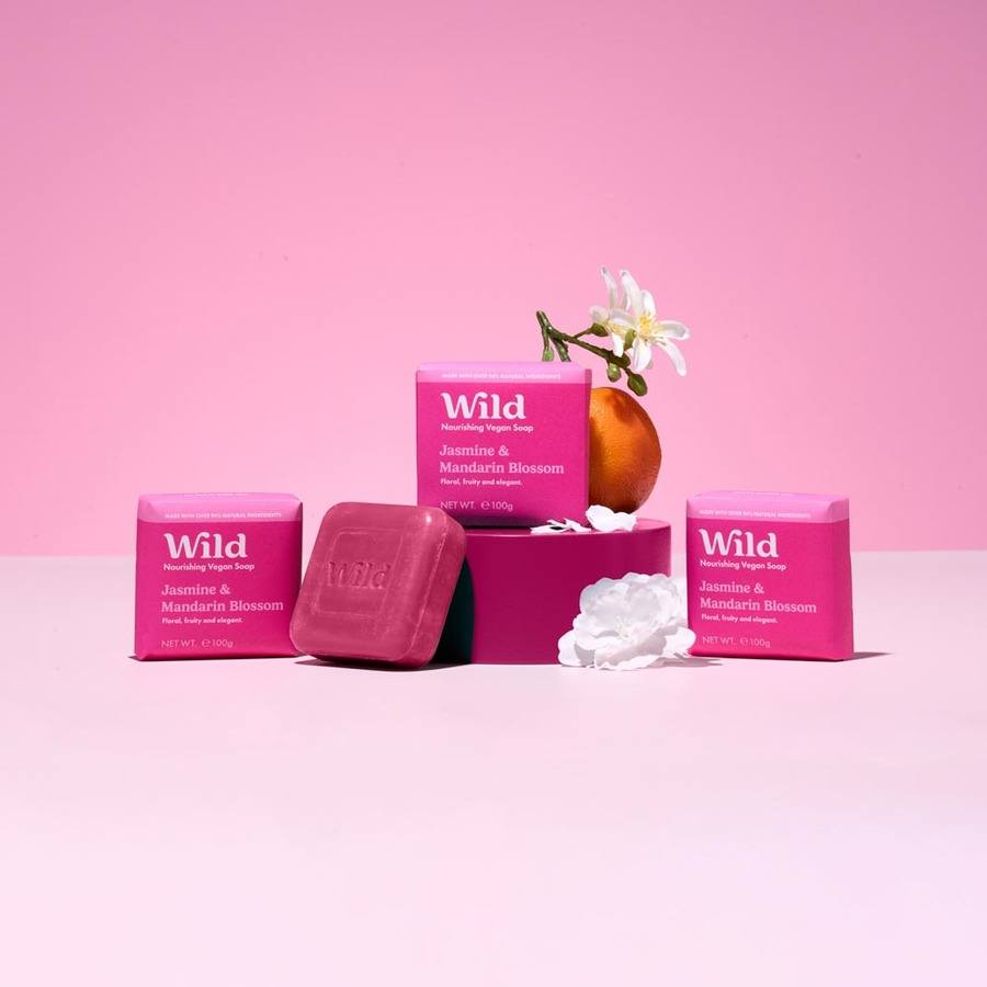 Wild Nourishing Vegan Soap Jasmine & Mandarin Blossom 100g