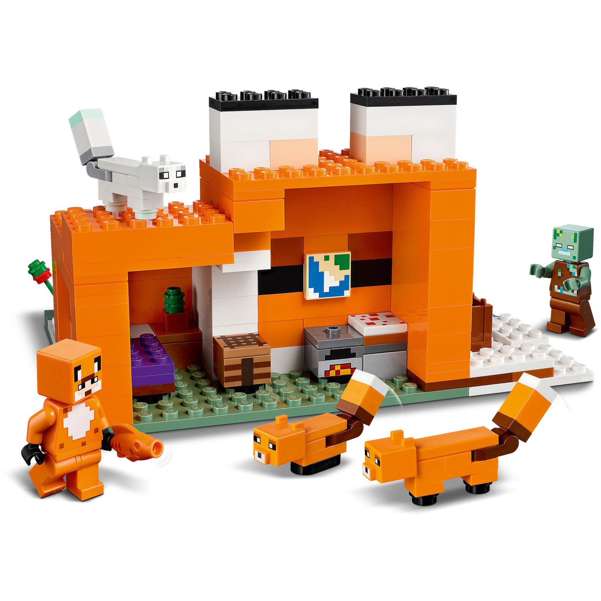 LEGO Konstruktionsspielzeug Minecraft Die Fuchs-Lodge