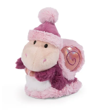 NICI Kuscheltier Schnecke pink Soa stehend GREEN, 17 cm
