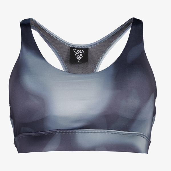 Osaga dames sport BH grijs met print