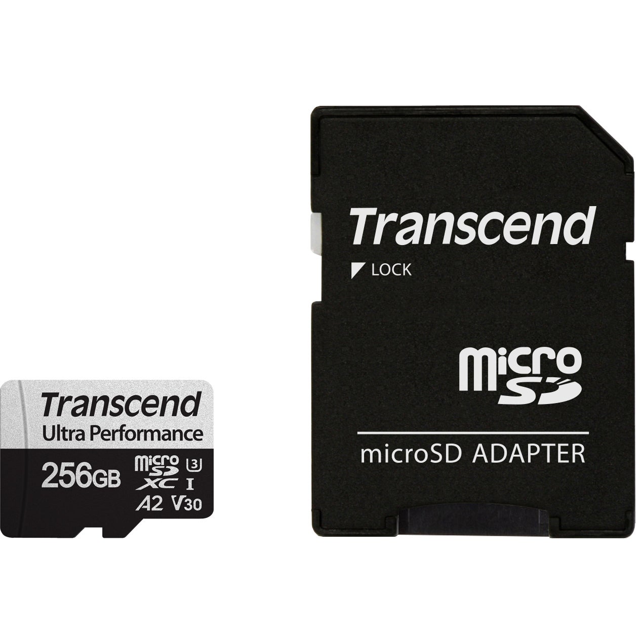 Transcend microSDXC 340S 256 GB met adapter