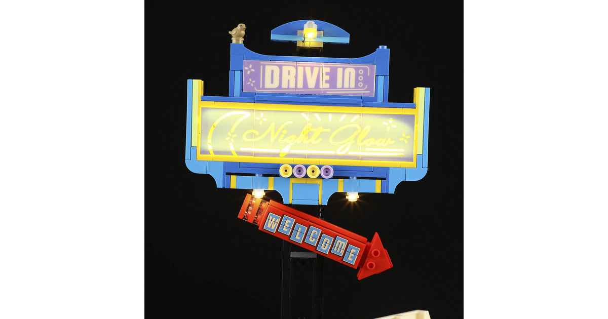 LumibricksRoad Trip - Night Glow Drive-in Constructiespeelgoed  (L9081)