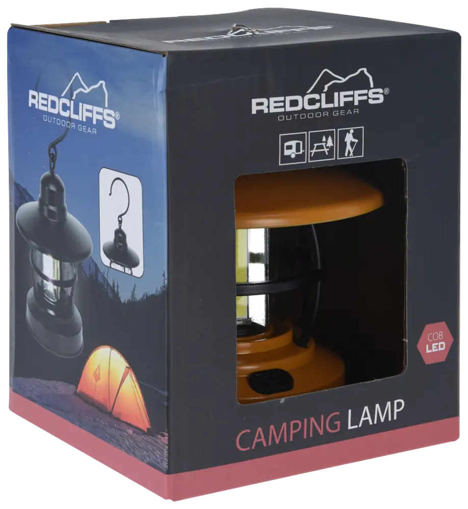Campinglampe - assorterede farver
