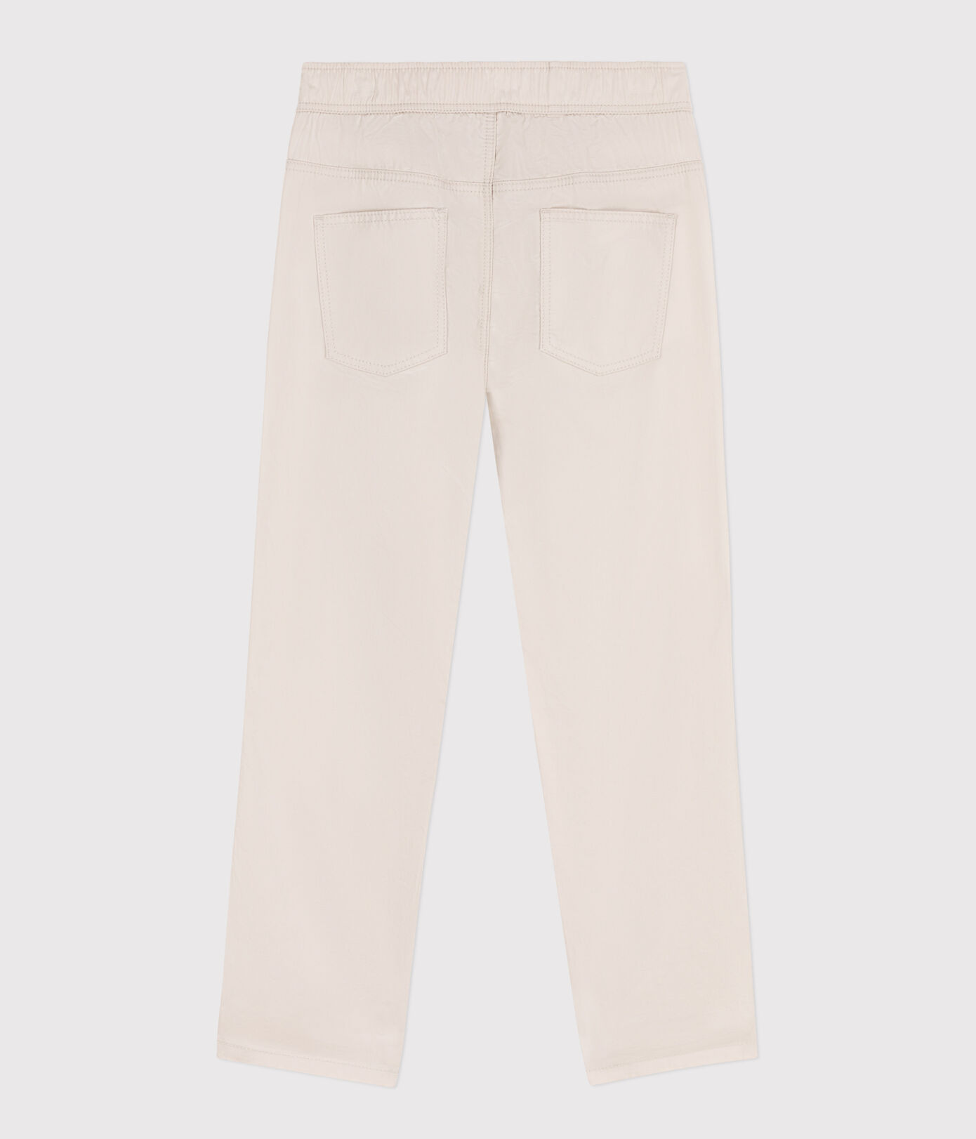 Pantalon regular en serge de coton enfant garçon