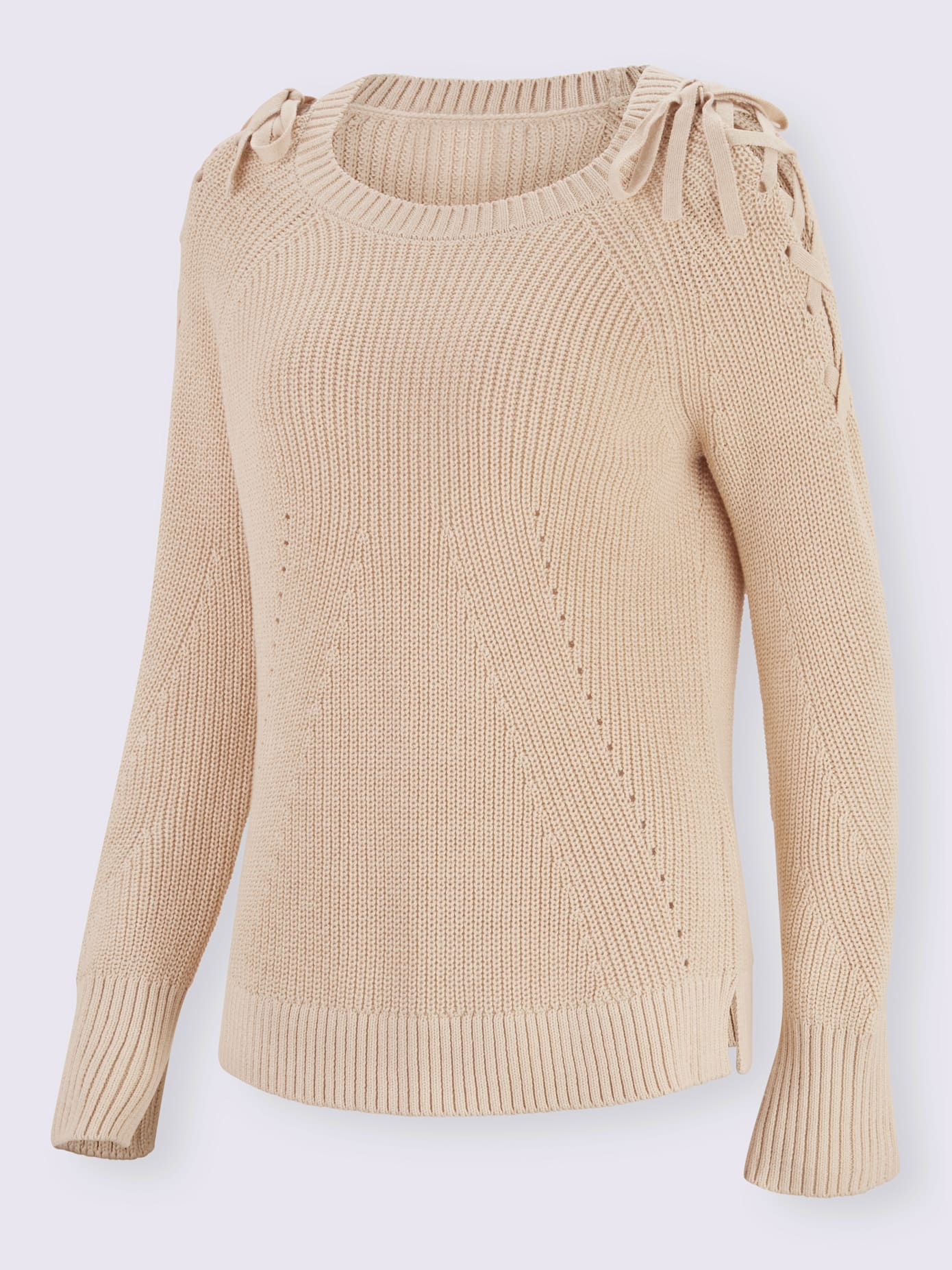 Pull laçage mode aux manches