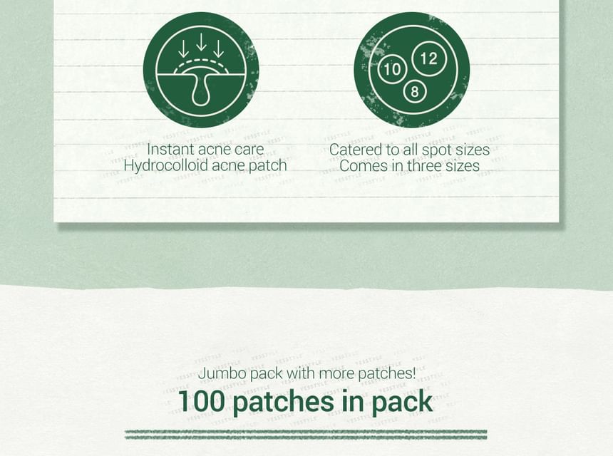 SKINFOOD - Cica Clear Spot Patch
