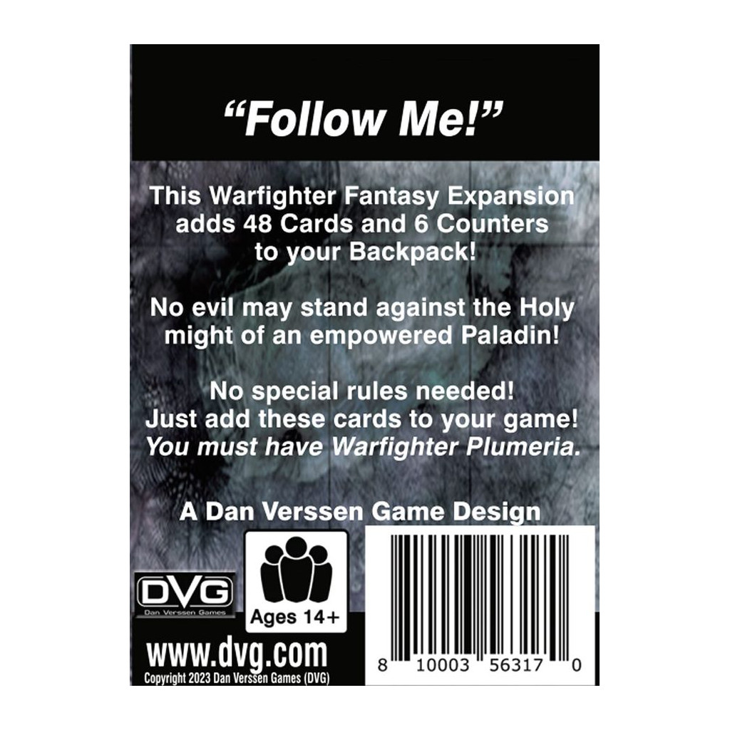 Warfighter: Fantasy Expansion 4 – Joanna: Human Paladin