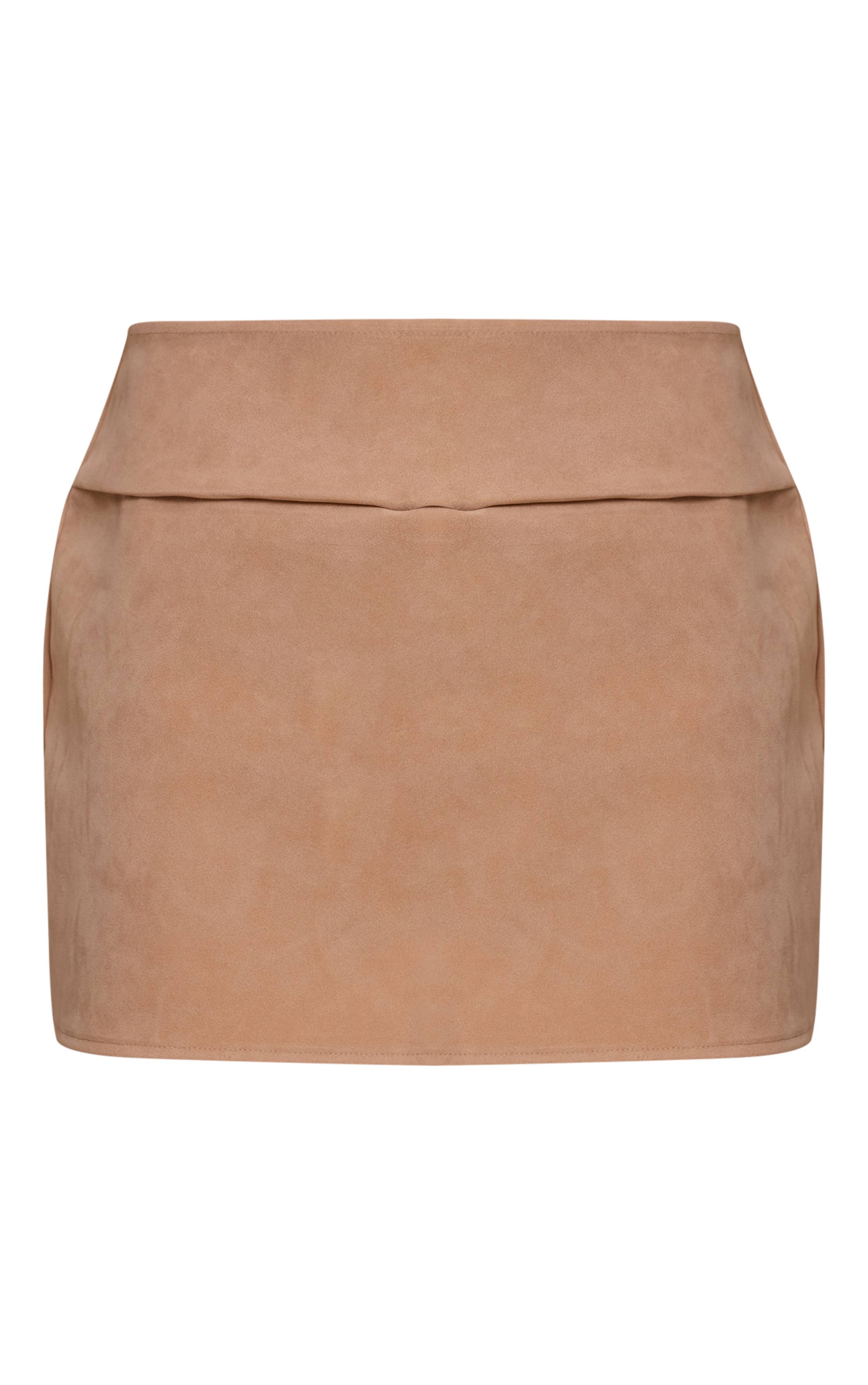Sable Mini Jupe En Synthétique