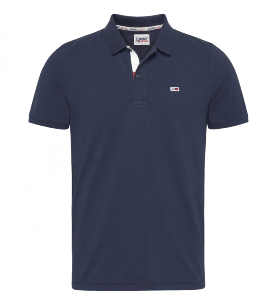 Polo Tommy Jeans TJM Slim azul marinho