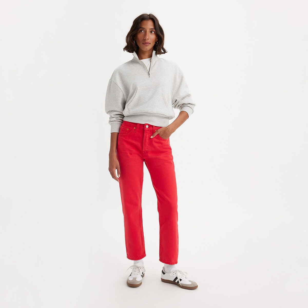 Calça Jeans 501® Cropped da Levi's