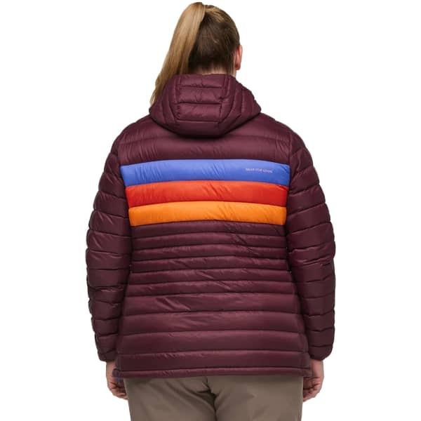 Doudoune ski COTOPAXI FUEGO DOWN HOODED JKT W WINE STRIPES