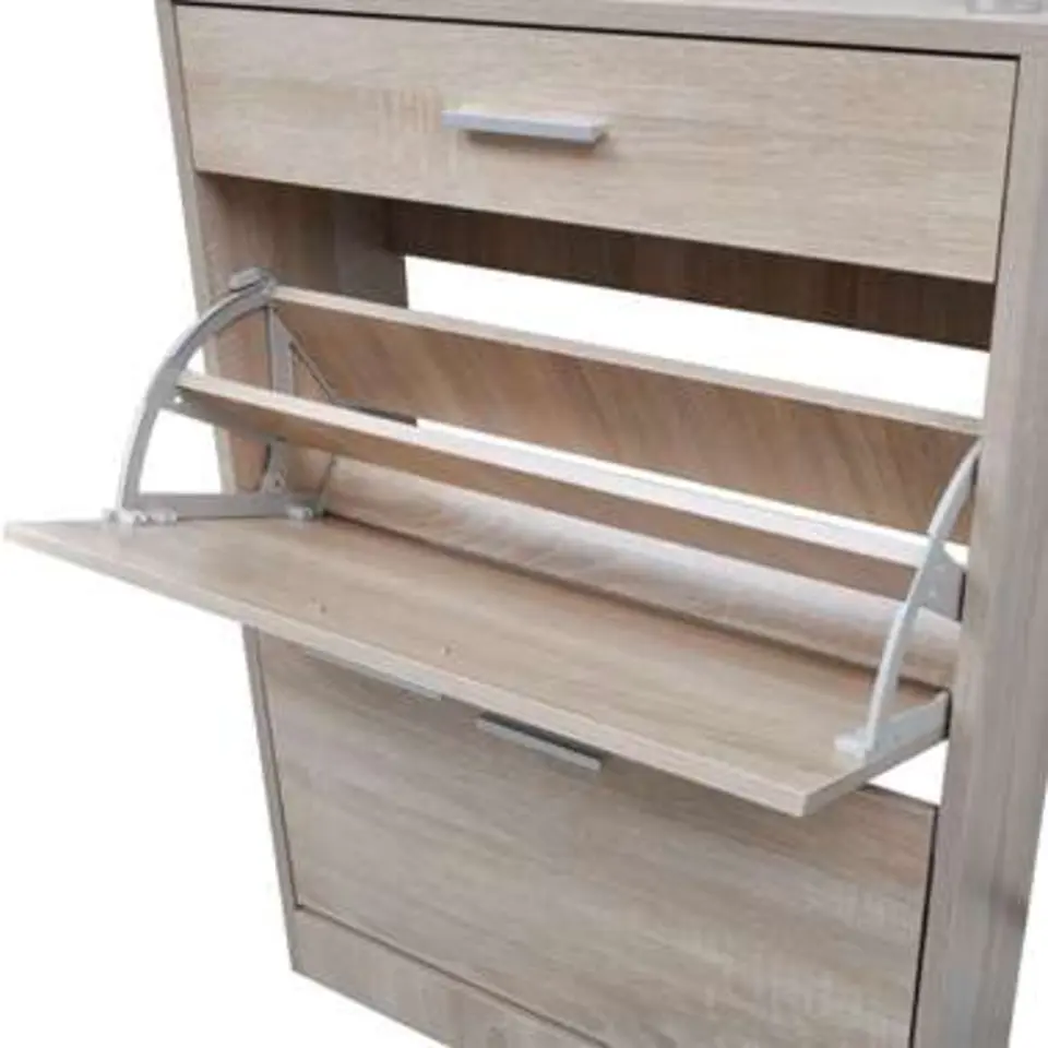 vidaXL - Houten Schoenenkast - Bruin - Hout