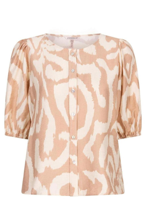 EsQualo beige dames blouse