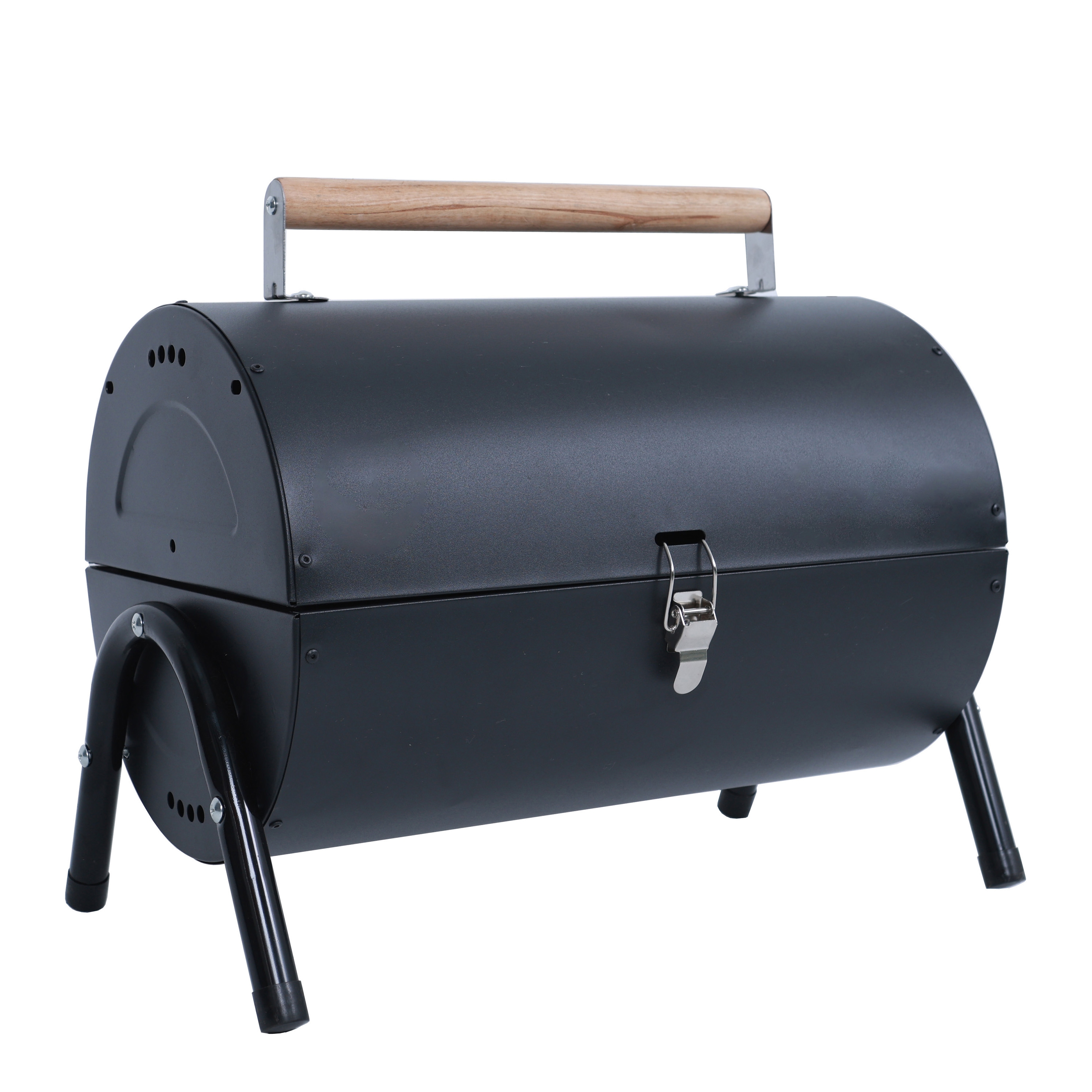 BBQ Holzkohlegrill Campinggrill schwarz