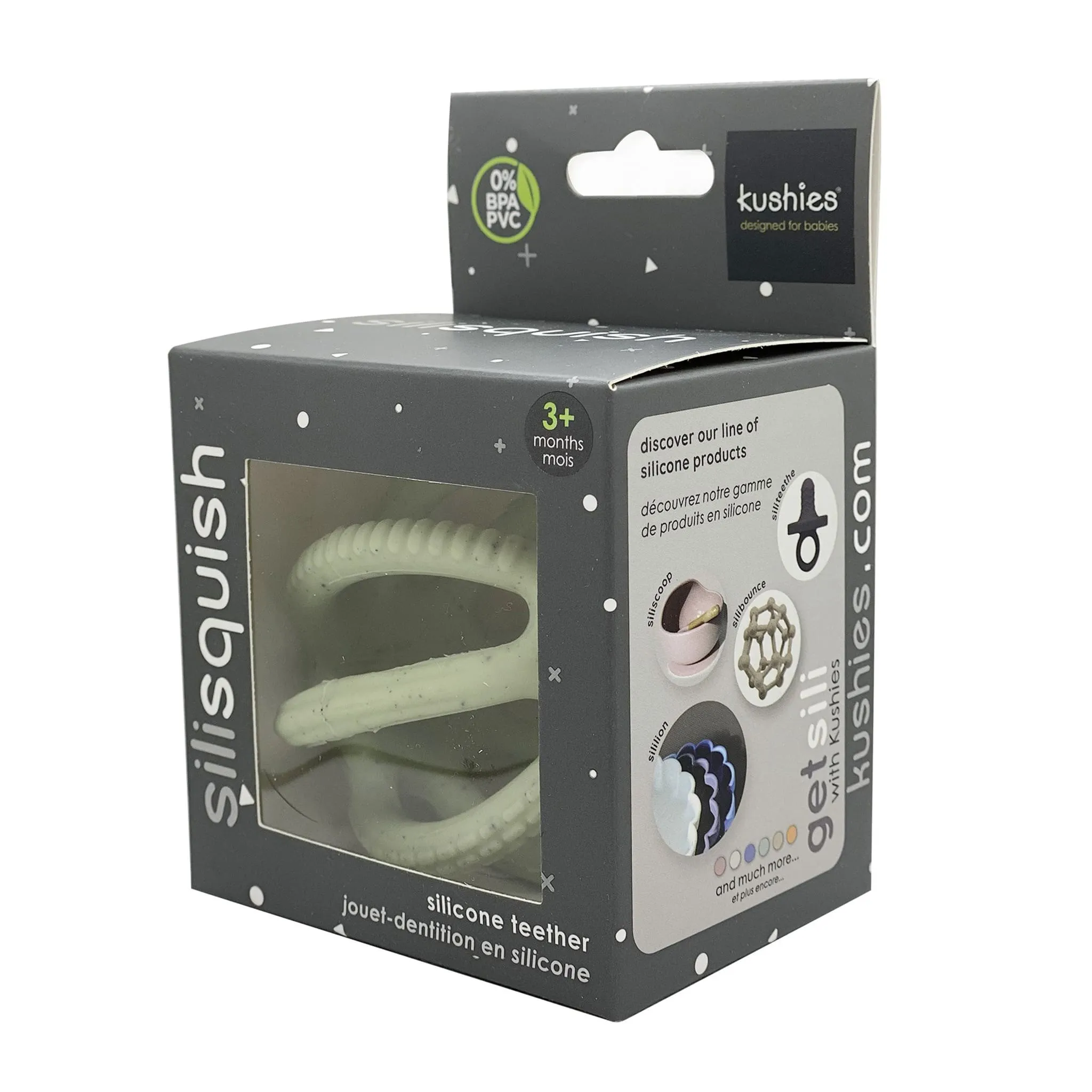 Kushies Jouet de Dentition Balle - Vert