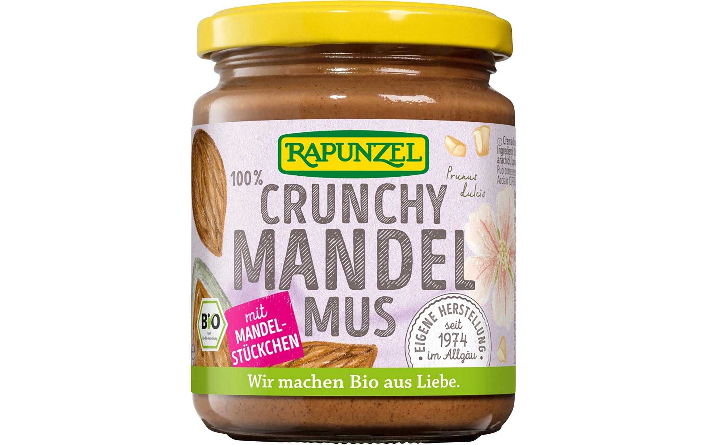 Brotaufstrich Crunchy Mandelmus Glas 250gBio-zertifizierter Brotaufstrich