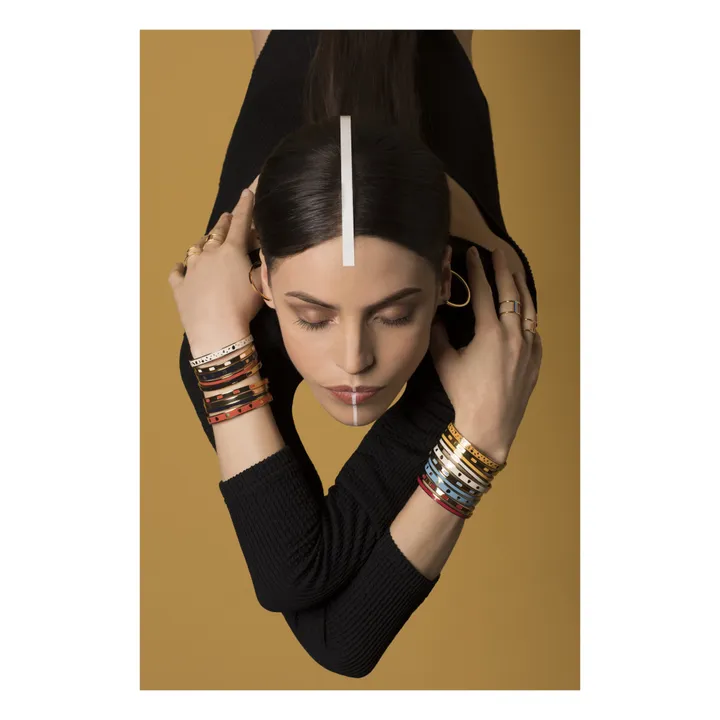 Bangle Up Bracelet Fin Lily | Blanc