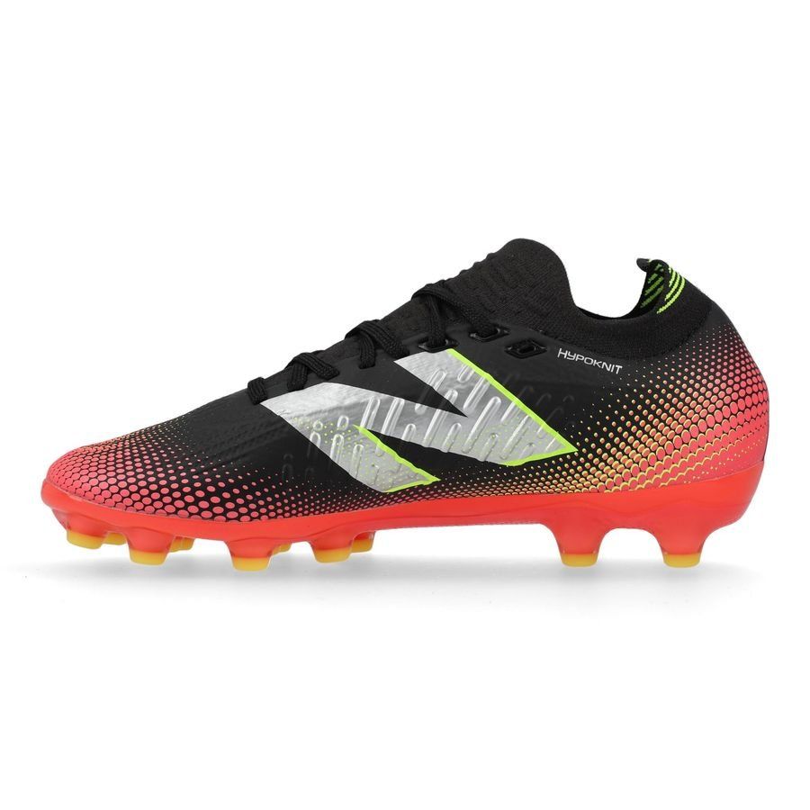 New Balance Tekela V4 Pro Low AG Flash Point - Noir/Rouge/Argenté