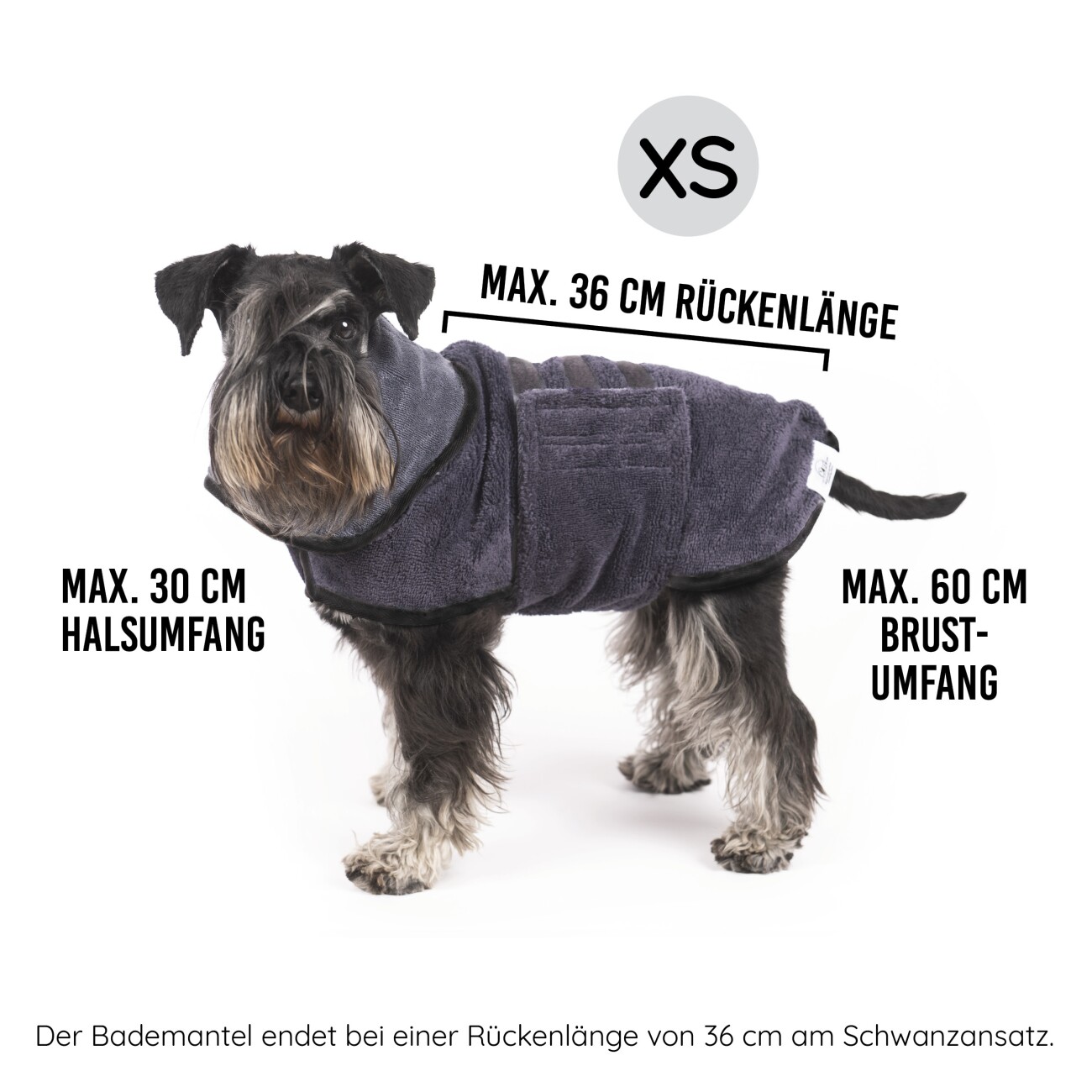 KaraLuna Bademantel für Hunde XS
