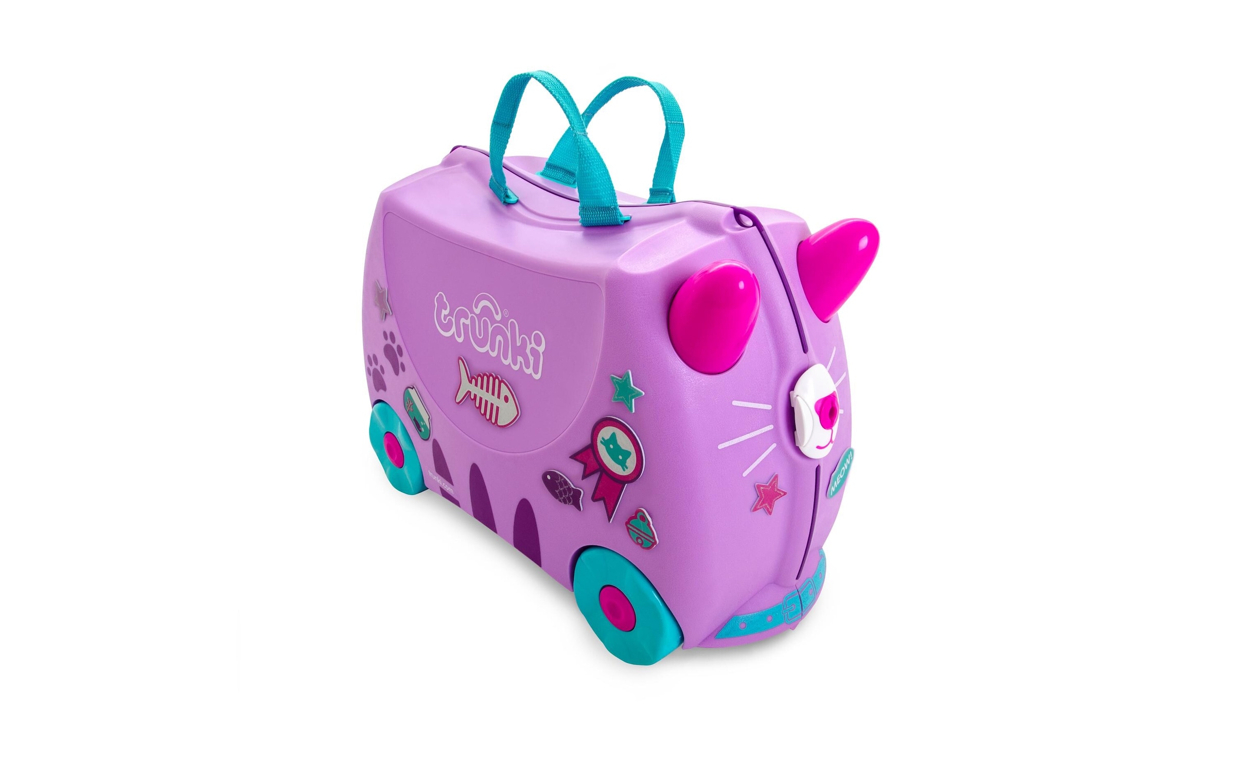 TRUNKI Trolley »Katze Cassie« 4 Rollen