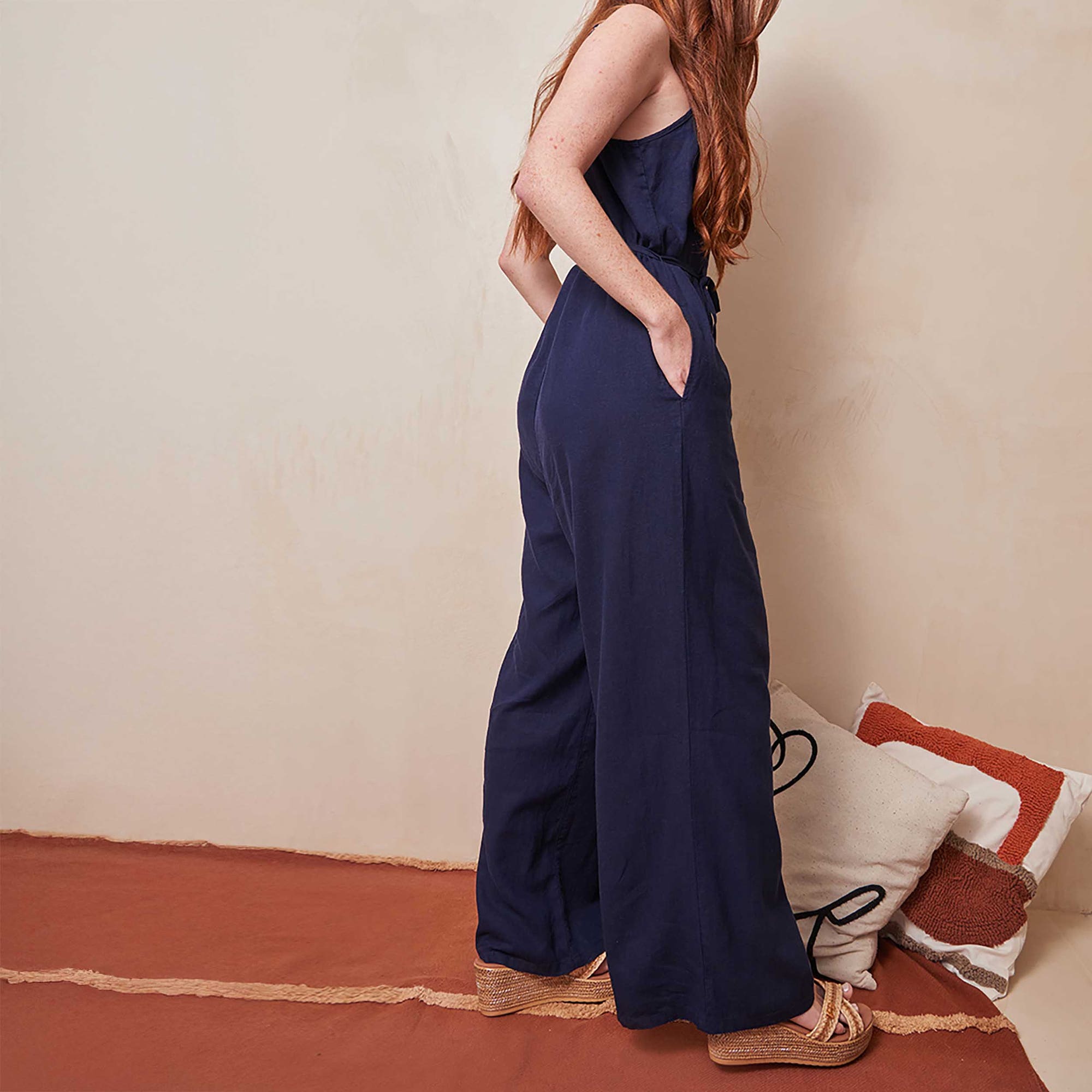 Combinaison Femme bleu marine