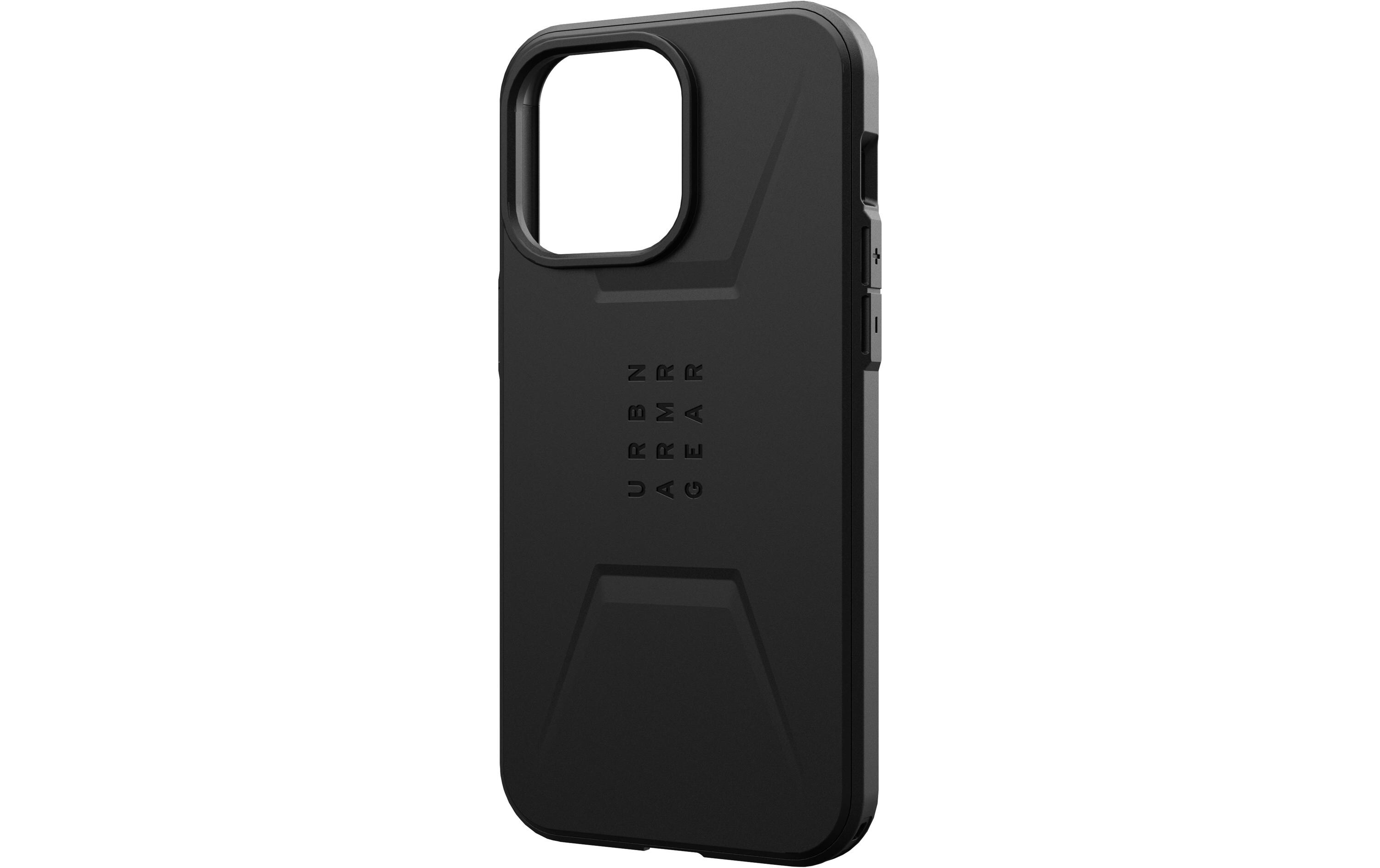 Back Cover Civilian Case iPhone 15 Pro Max BlackSchutzhülle für das Apple iPhone 15 Pro Max
