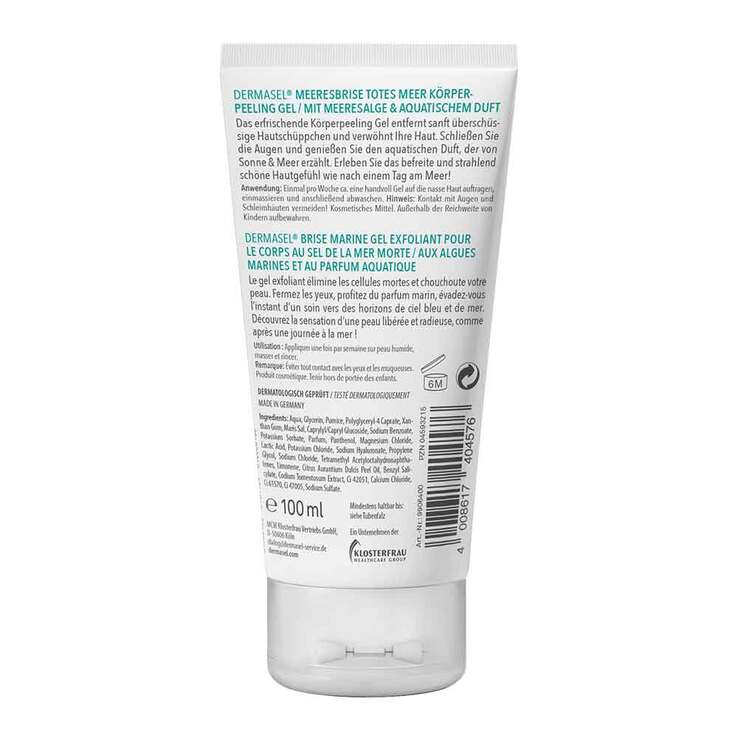 Dermasel Totes Meer Meeresbrise Körperpeeling Gel, 100 ml