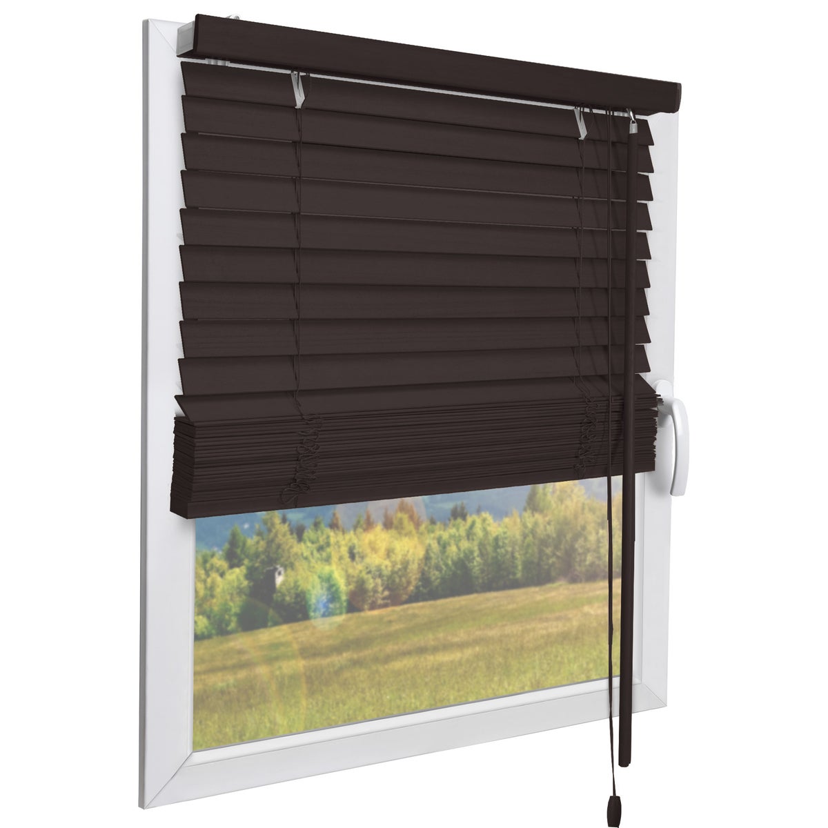 Sol Royal SolDecor JH3 houten jaloezie B60xH130 cm donkerbruin