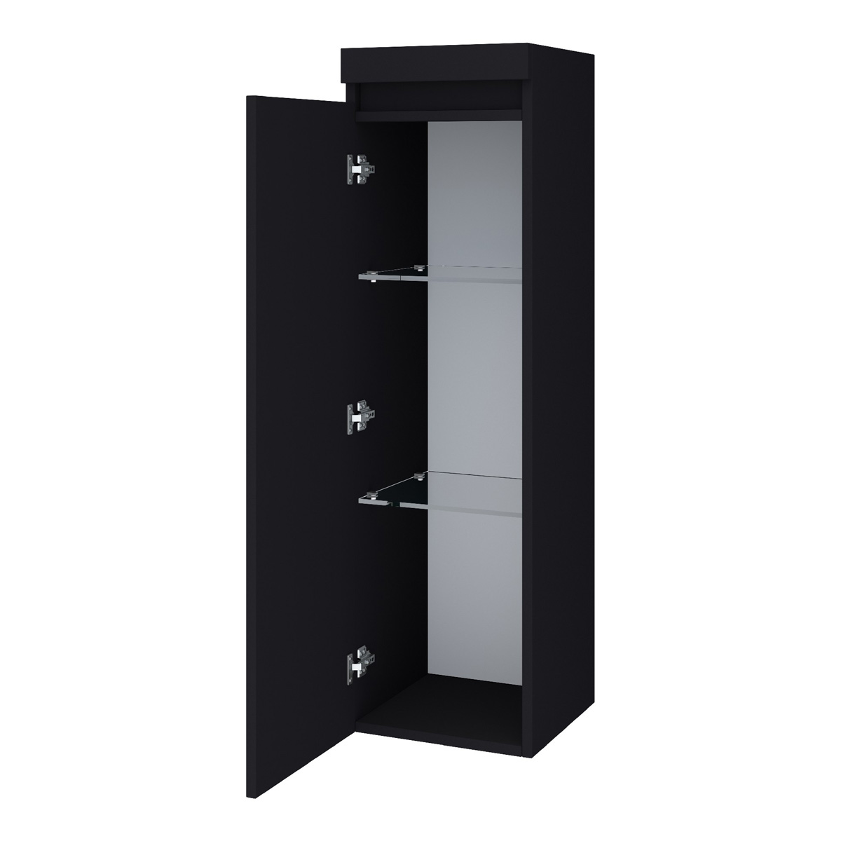 Brauer Joy kolomkast 120cm linksdraaiend zwart mat
